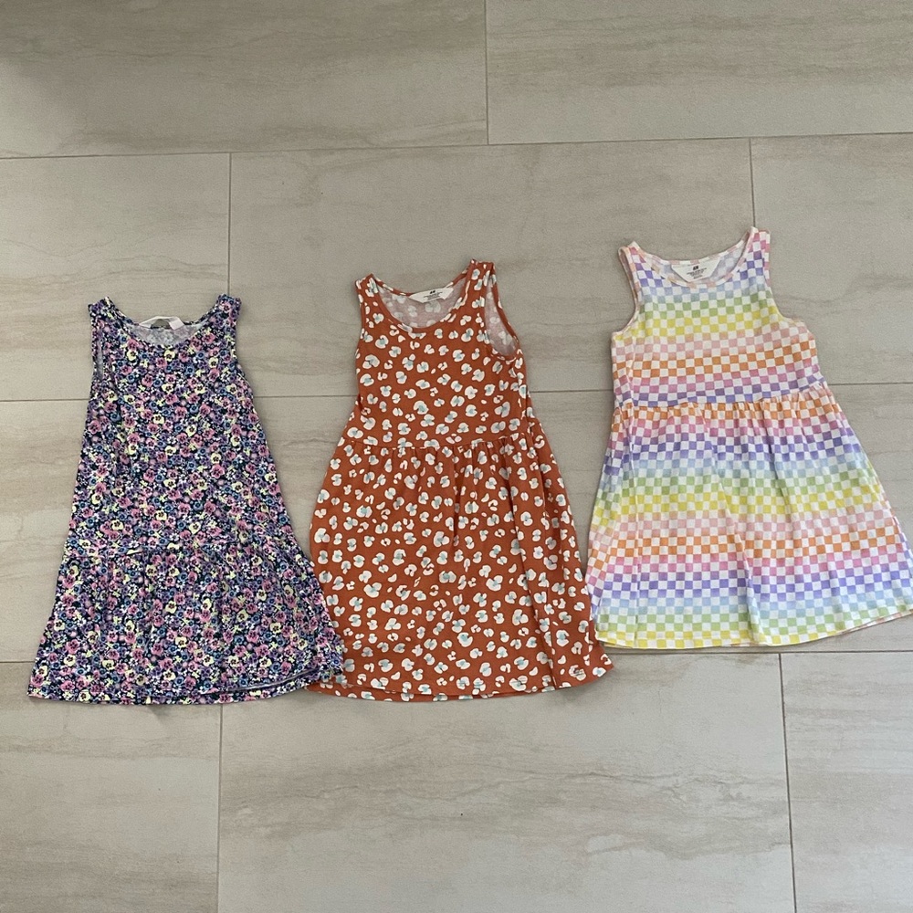 H&M Toddler Girls Cotton Dresses Bundle